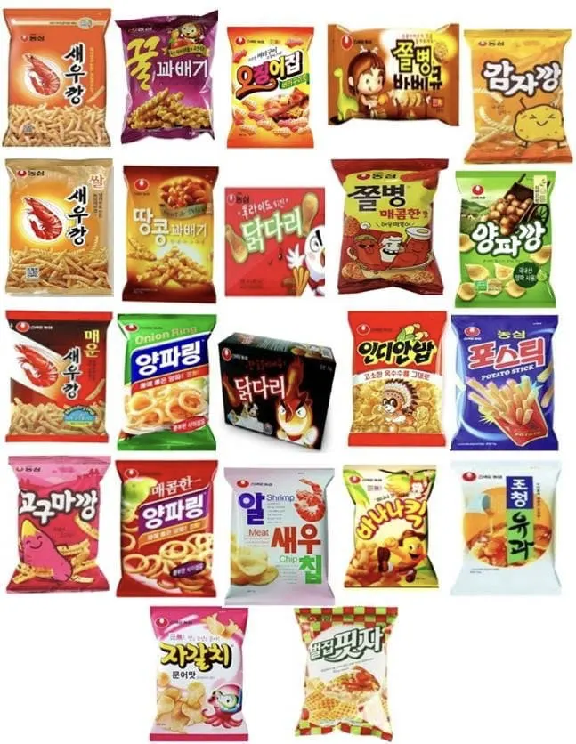 Nongshim snack range